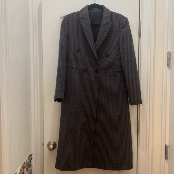 Mango houndstooth wool coat - Picture 3 of 4